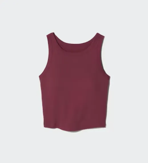 Ribbed Cropped Bra Top